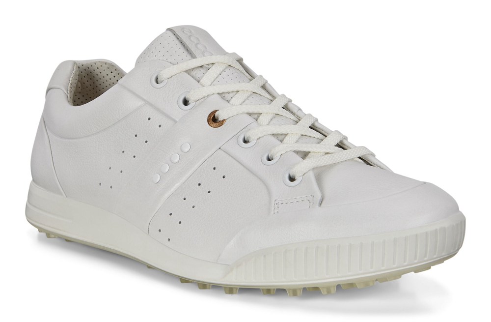 ECCO Mens Golf Shoes White - Street 10 - EOI-621350